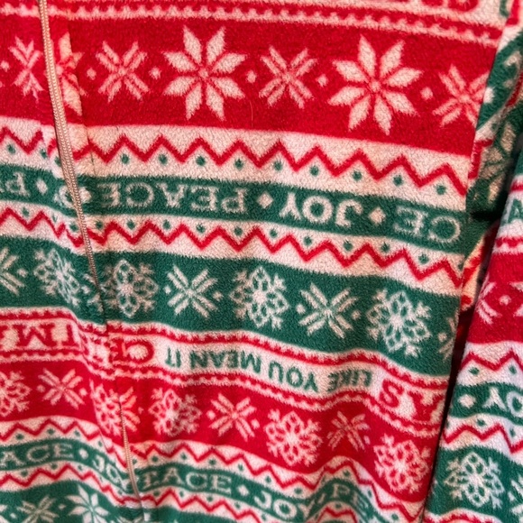 Jammies for your Families size 18-20 kids Festive Christmas Onesie Pajamas, EUC - Picture 3 of 7